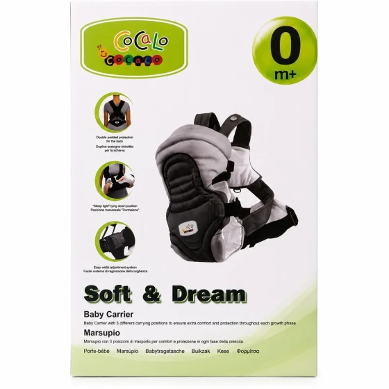 آغوشی نوزاد کوکالو CoCaLo مدل Soft & Dream طراحی ۴ حالته ارگونومیک با سیستم توزیع وزن